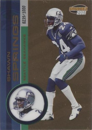 2001 Pacific Invincible Shawn Springs #227