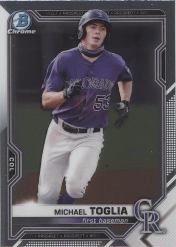 2021 Bowman Chrome - Michael Toglia #BCP-185