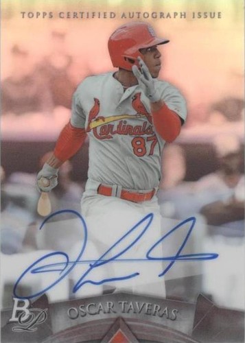 2014 Bowman Platinum - Oscar Taveras #AP-OT