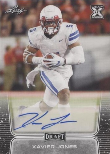 2020 Leaf Draft Xavier Jones #BA-XJ1