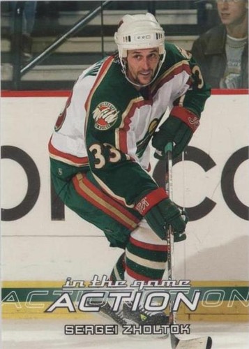 2003-04 In the Game Action - Sergei Zholtok #208
