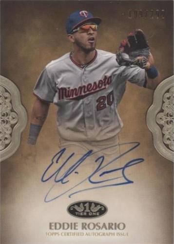 2019 Topps Tier One - Eddie Rosario #PPA-ERO