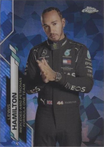 2020 Topps Chrome Sapphire Formula 1 F1 Lewis Hamilton PSA 9