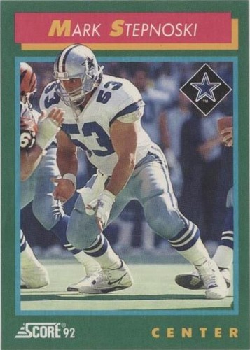 1992 Score Mark Stepnoski #317