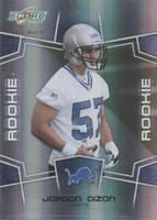 2008 Score Select Jordon Dizon #366