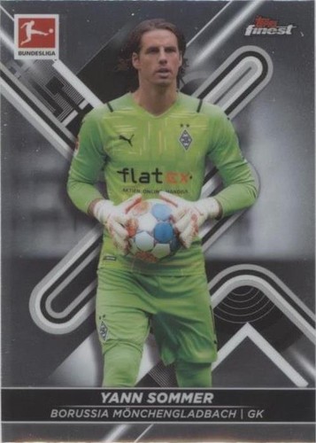 Yann Sommer 2021-22 Topps Bundesliga Gold Auto/Autograph BCA