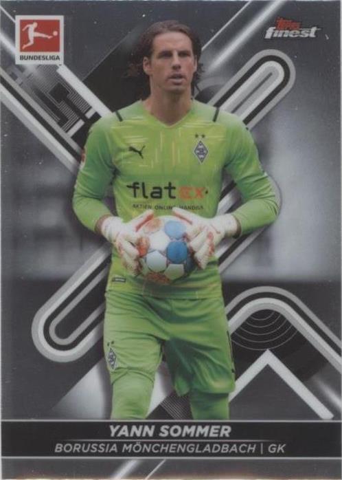 TOPPS サッカーカード TIER ONE YANN SOMMER BORUSSIA MONCHENGLADBACH 053/100 #TT-YS 送料無料 中古 IT1 TOPPS サッカーカード TIER ONE YANN SOMMER BORUSSIA