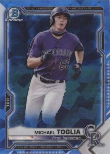 2021 Bowman Chrome Sapphire Edition - Michael Toglia #BCP-185