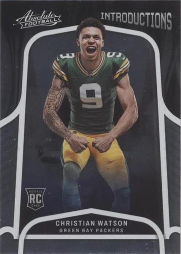 2022 Panini Absolute Christian Watson #INT-14