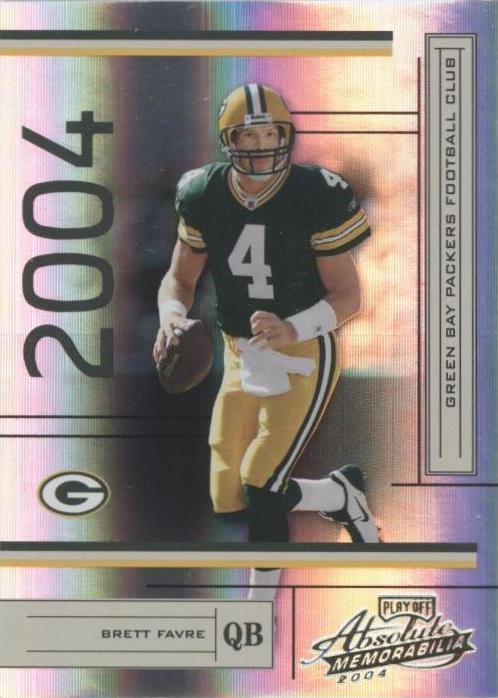 Playoff Absolute Memorabilia 2004 Brett Favre #52