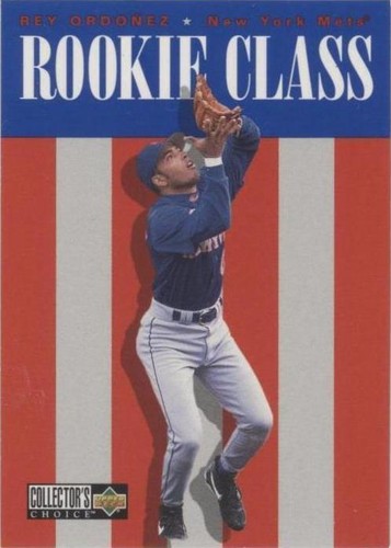 メジャーリーグ　カード　REY ORDONEZ Rey Ordonez Signed 1998 Fleer Skybox #32 Baseball Card NY