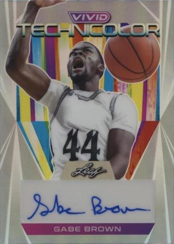 2022-23 Leaf Vivid - Gabe Brown #T-GB1
