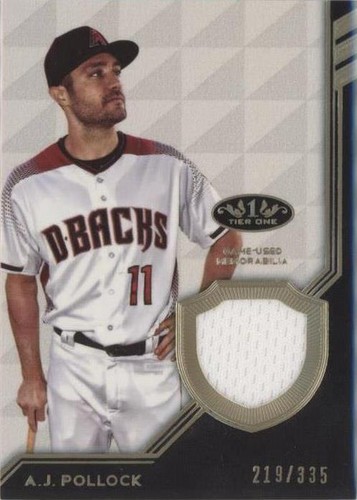 2018 Topps Tier One - A.J. Pollock #T1R-AP