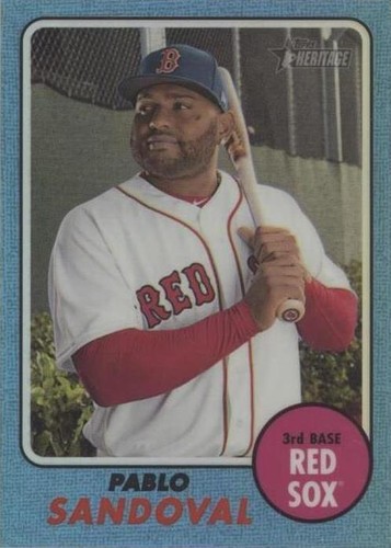 2017 Topps Heritage High Number - Pablo Sandoval #THC-716