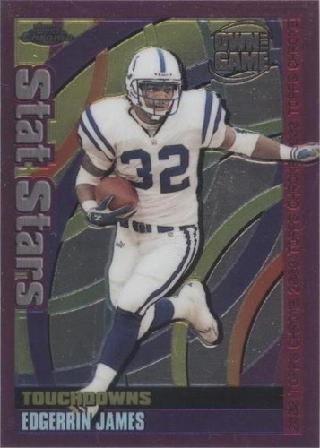 2000 Topps Chrome Edgerrin James #OTG28