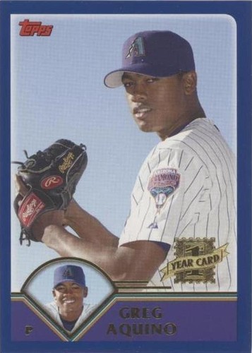2003 Topps Traded & Rookies - Greg Aquino #T176