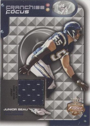 2002 Fleer Focus Jersey Edition Junior Seau #JS-FF