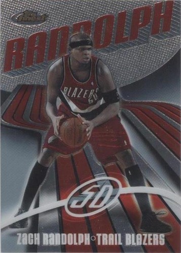 2003-04 Topps Finest - Zach Randolph #1