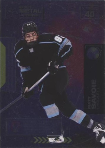 2021 Skybox Metal Universe Champions - Matthew Savoie #40