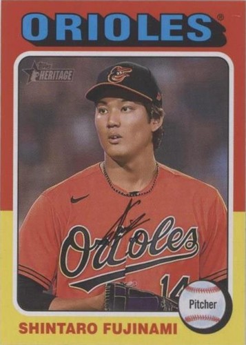 2023 Topps Heritage #57b Shintaro Fujinami | eBay