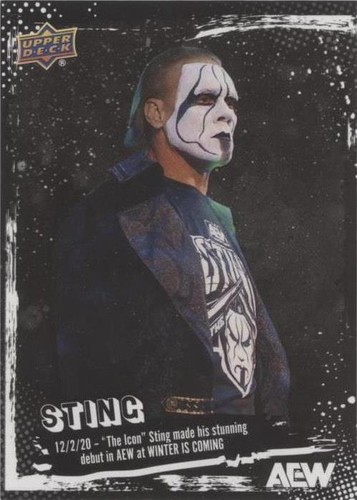 2024 Upper Deck Aew the Icon Sting Weekly - Sting #1