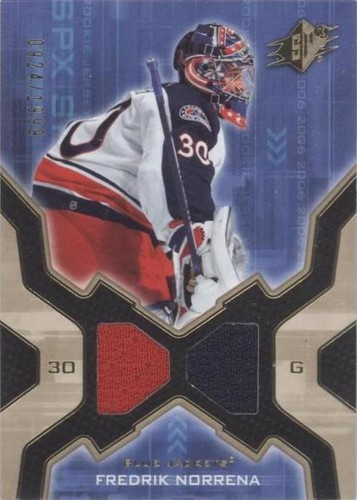 2006-07 SPx - Fredrik Norrena #157