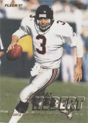 1997 Fleer Bobby Hebert #163