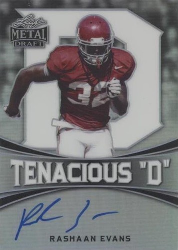 2018 Leaf Metal Draft Rashaan Evans #TD-RE1