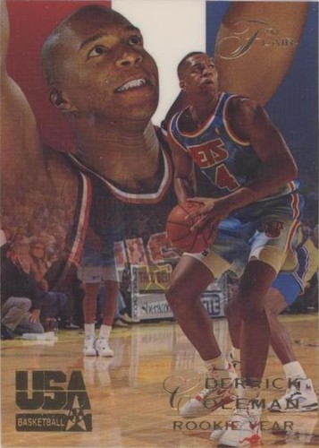 1994 Flair USA Basketball - Derrick Coleman #13