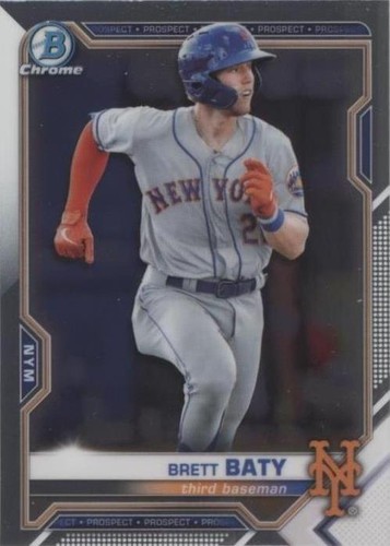 2021 Bowman Chrome - Brett Baty #BCP-237