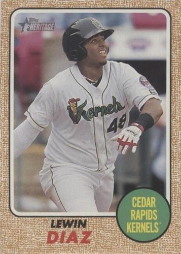 2017 Topps Heritage Minor League Edition - Lewin Diaz #160