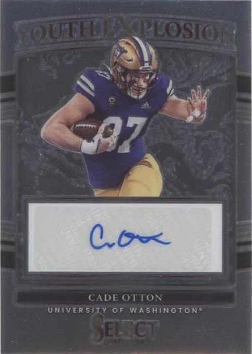 2022 Panini Select Draft Picks Cade Otton #YE-COT