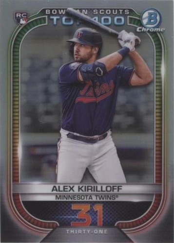 2021 Bowman - Alex Kirilloff #BTP-31