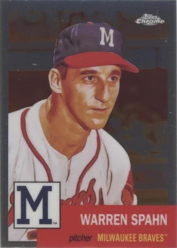 2022 Topps Chrome Platinum Anniversary - Warren Spahn #254
