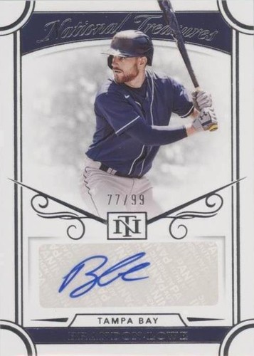 2021 Panini National Treasures - Brandon Lowe #S-BL