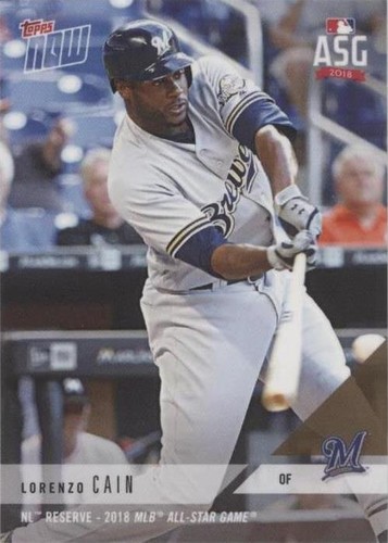 2018 Topps Now - Lorenzo Cain #AS-27