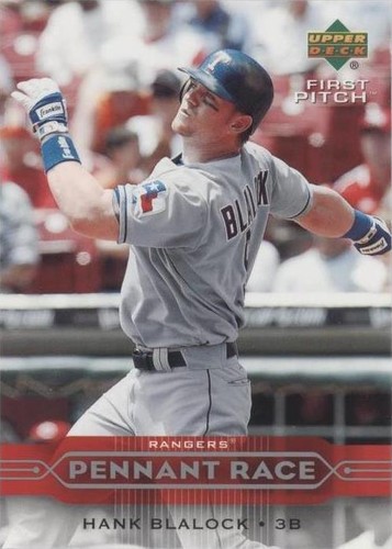 2005 Upper Deck First Pitch - Hank Blalock #300