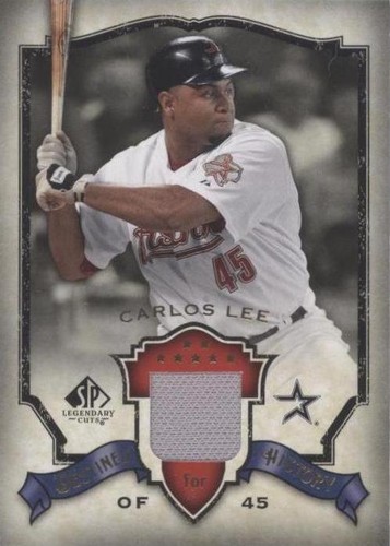 2008 SP Legendary Cuts - Carlos Lee #DH-CL