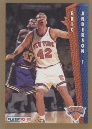 1992-93 Fleer - Eric Anderson #392