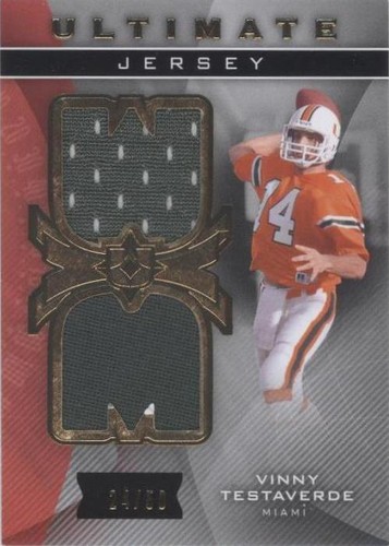 2013 Upper Deck Ultimate Collection Vinny Testaverde #UJ-VT