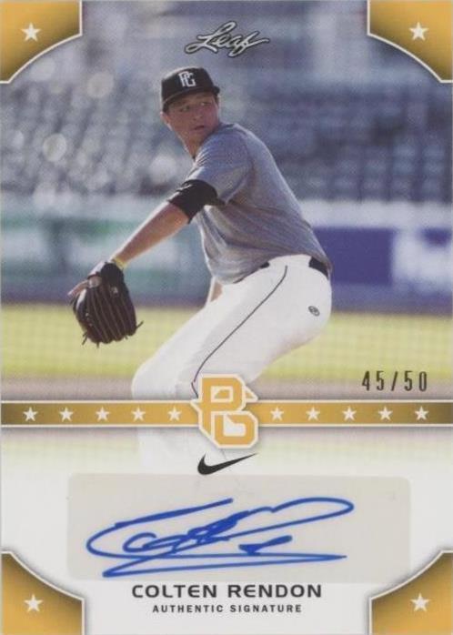 2015 Leaf Perfect Game National Showcase - Colten Rendon #PG-CR1