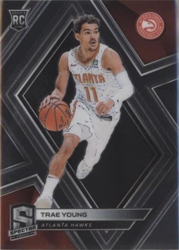 2018-19 Spectra Jersey TRAE YOUNG PSA 8 RC ROOKIE AUTO GU