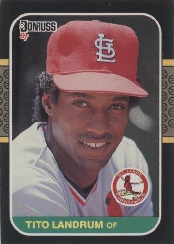 1987 Donruss - Tito Landrum #386