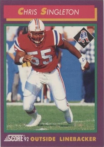 1992 Score Chris Singleton #153