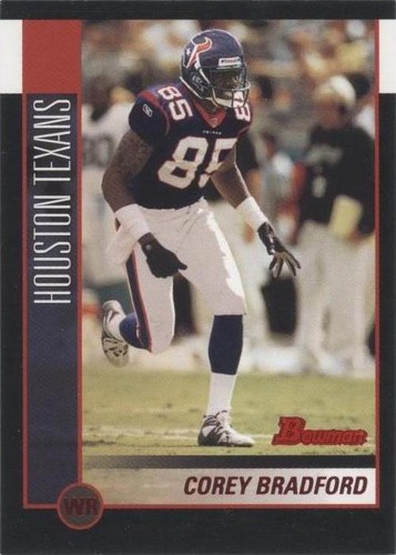 2002 Bowman Corey Bradford #84