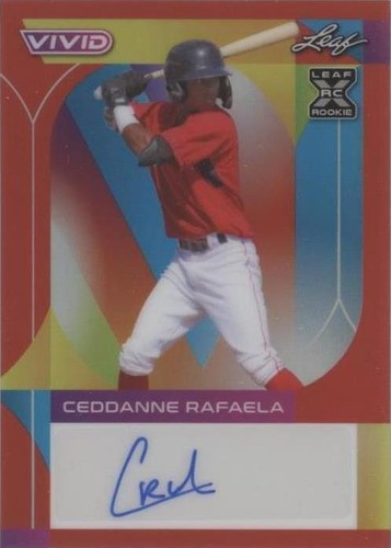 2022 Leaf Vivid - Ceddanne Rafaela #BA-CR1