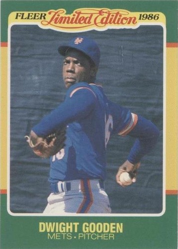 1986 Fleer Limited Edition Baseball Superstars - Dwight Gooden #20