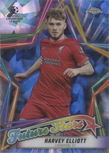 2021-22 Topps Chrome UCL Sapphire Edition Harvey Elliott #FS-9