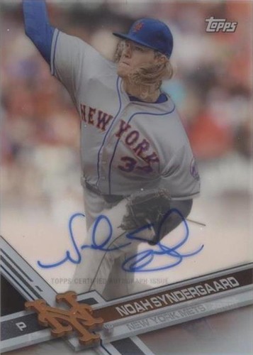 2017 Topps Clearly Authentic Autographs - Noah Syndergaard #CAAU-NS