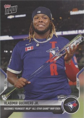 23 MLB Topps NOW 561 VLADIMIR GUERRERO JR FATHER SON CHAMPIONS